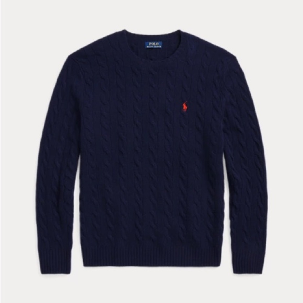 Cable-Knit Wool-Cashmere Sweater